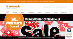 Desktop Screenshot of moebel-weirauch.de